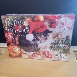 New  Purrfect Christmas Puzzle 1000 pcs Factory Sealed